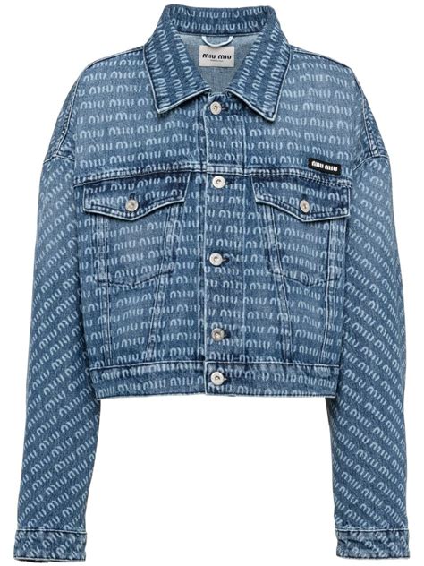 miu denim jackets.